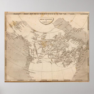 British possessions in America Poster