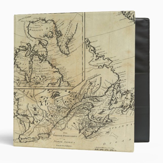 British Possessions in North America 2 Binder (Front/Inside)