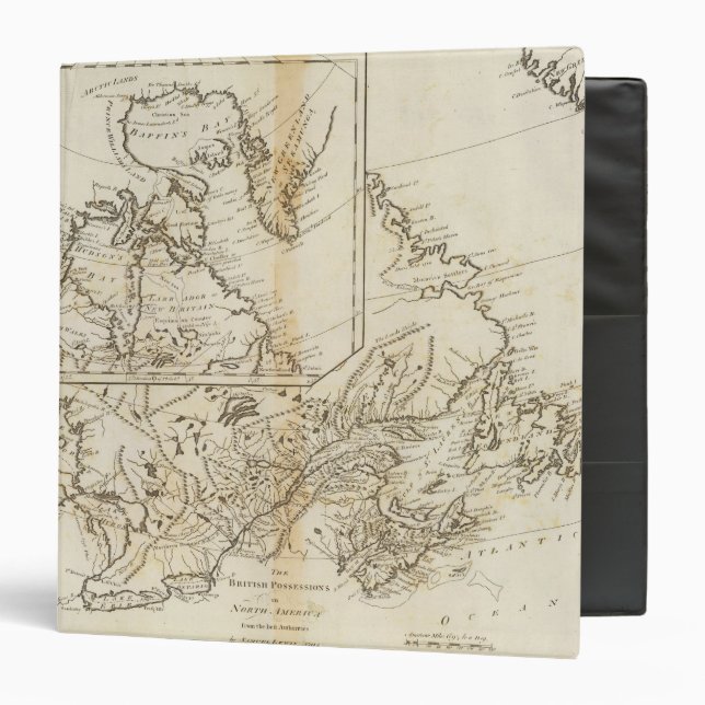 British Possessions in North America 2 Binder (Front/Inside)