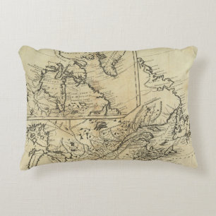 British Possessions in North America 2 Decorative Pillow