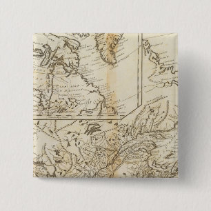 British Possessions in North America 2 Inch Square Button