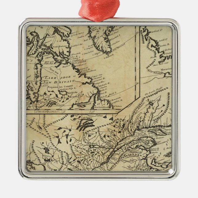 British Possessions in North America 2 Metal Ornament (Front)