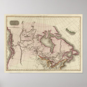 British possessions in North America Poster