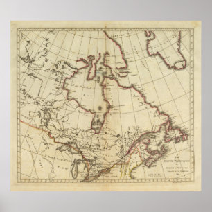 British Possessions in North America Poster