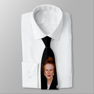 British Prime Minister Margaret Thatcher Tie