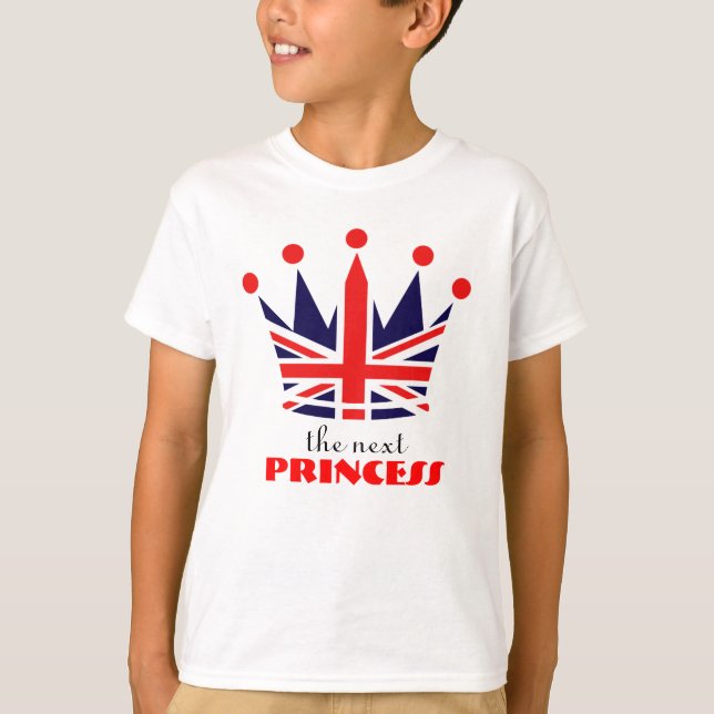 British Princess Crown T-Shirt (Front)