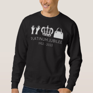British Queen Platinum Jubilee 1952 2022 70th Ann Sweatshirt