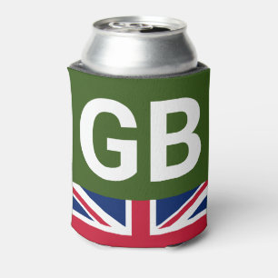 British Racing Green Can Cooler