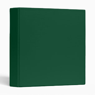 British racing green (solid colour) binder