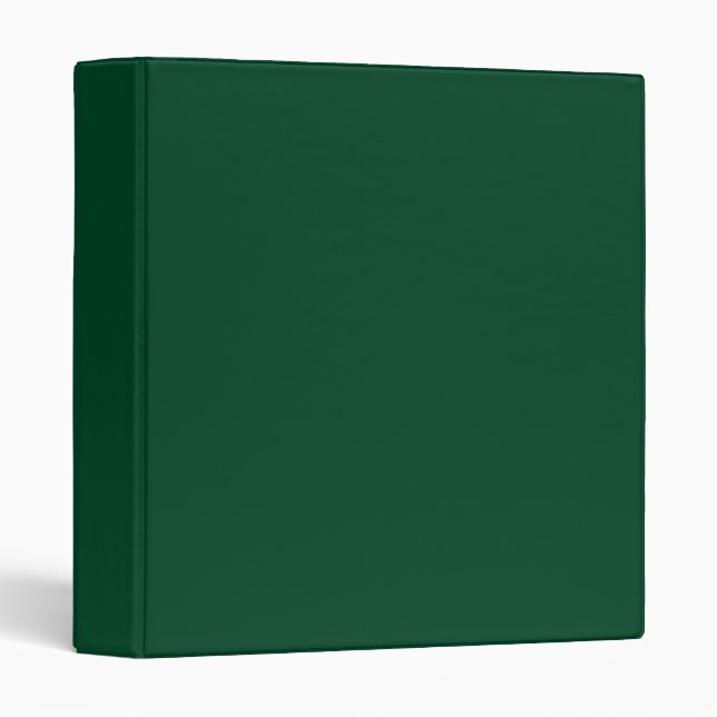 British racing green  (solid colour)  binder (Front/Spine)