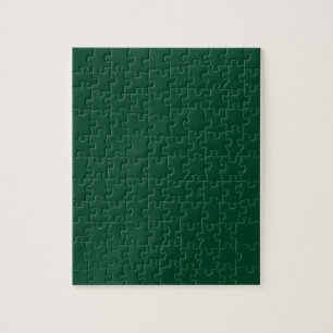 British racing green (solid colour) jigsaw puzzle