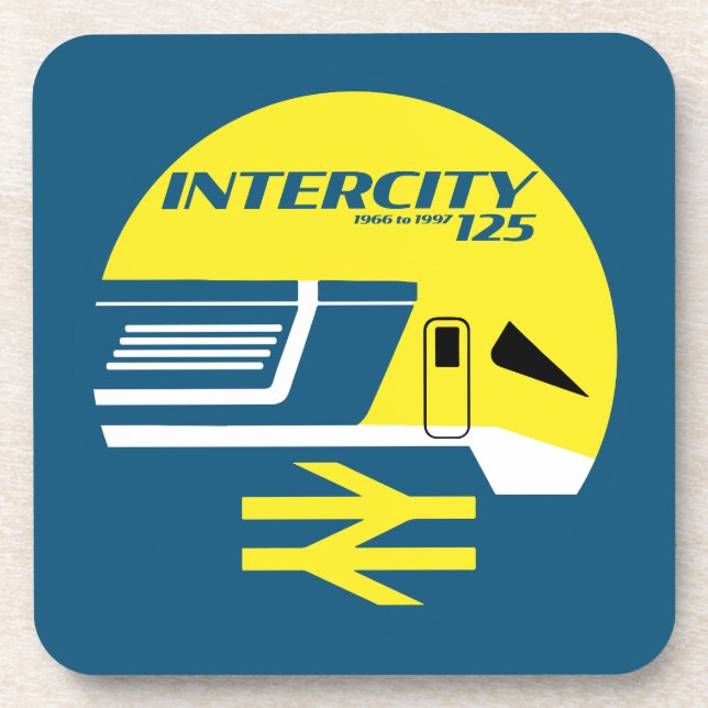 British Rail Intercity Classic Train Enthusiast Coaster (Front)