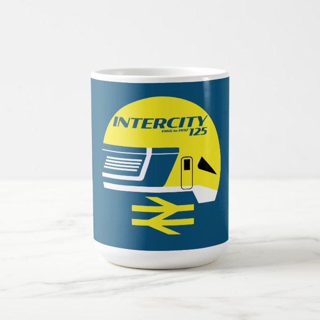 British Rail Intercity Classic Train Enthusiast Coffee Mug (Center)