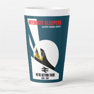 British Rail Train Enthusiast Latte Mug