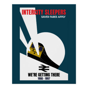 British Rail Train Enthusiast Poster