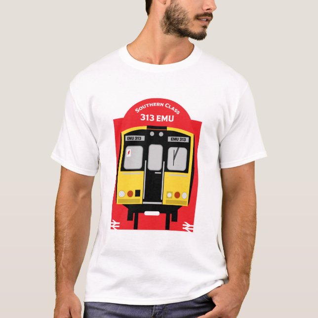 British Rail Train Enthusiast T-Shirt (Front)