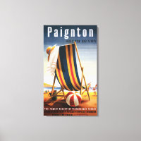 British Railways Beach Chair and Ball Poster