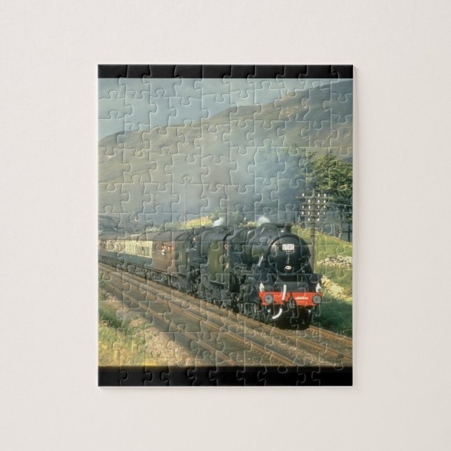 British Railway's last steam-hauled_Steam Trains Jigsaw Puzzle (Vertical)