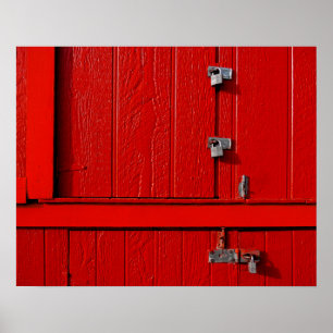 British Red Cabinet Poster