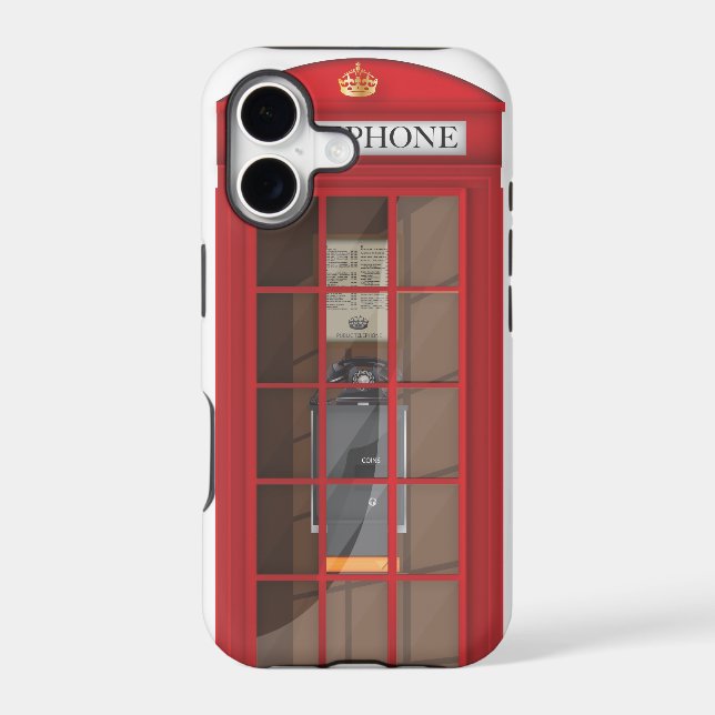 British Red Public call box (Back)