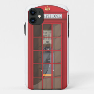 British Red Public call box iPhone 11 Case
