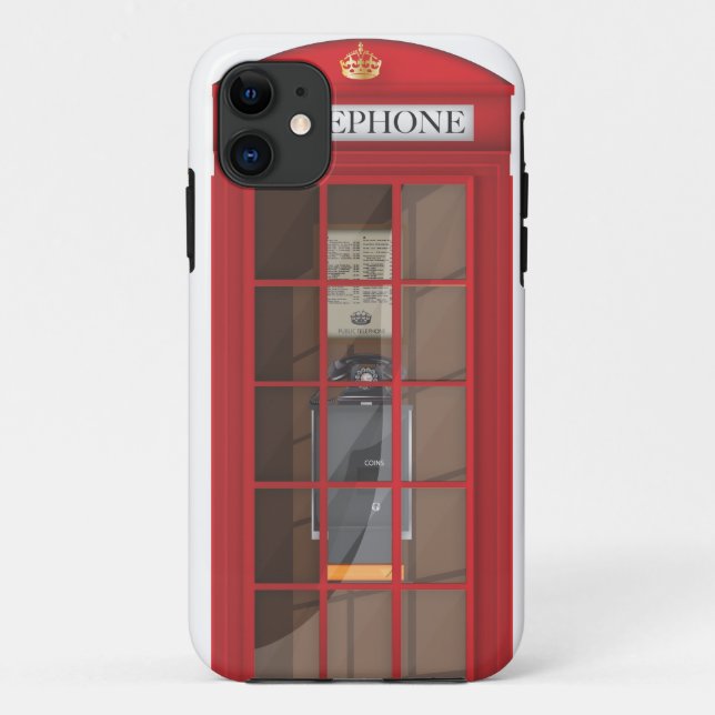 British Red Public call box Case-Mate iPhone Case (Back)