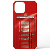 British Red Telephone Booth Personalized