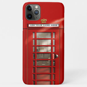 British Red Telephone Box Personalized Case-Mate iPhone Case