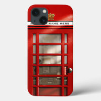 British Red Telephone Box Personalized