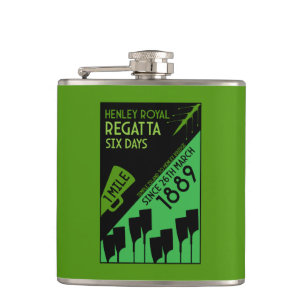 British River Thames Regatta Hip Flask