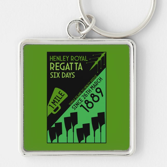 British River Thames Regatta Keychain (Front)