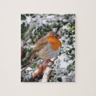 British robin redbreast jigsaw puzzle
