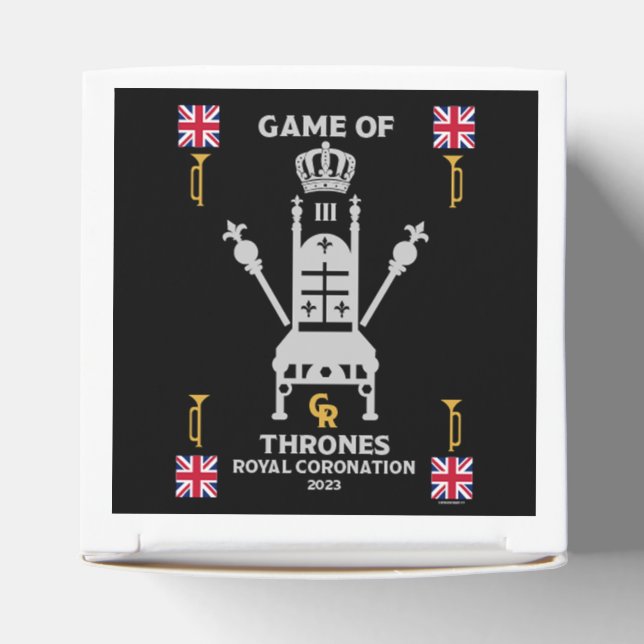 British Royal Coronation King Charles III     Favor Box (Top)
