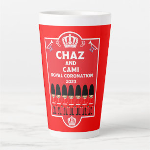 British Royal Coronation King Charles III     Latte Mug