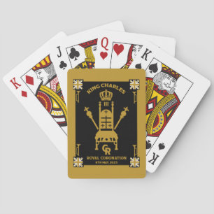 British Royal Coronation King Charles III      Playing Cards