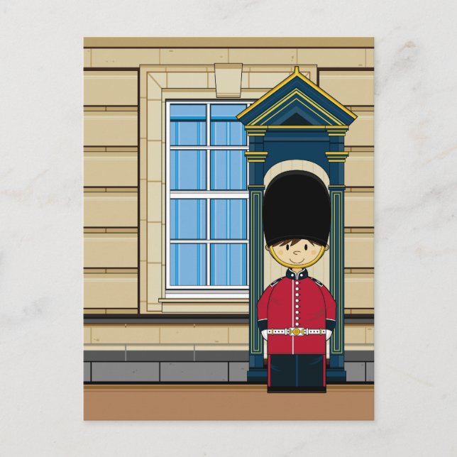 British Royal Guard Postcard (Front)