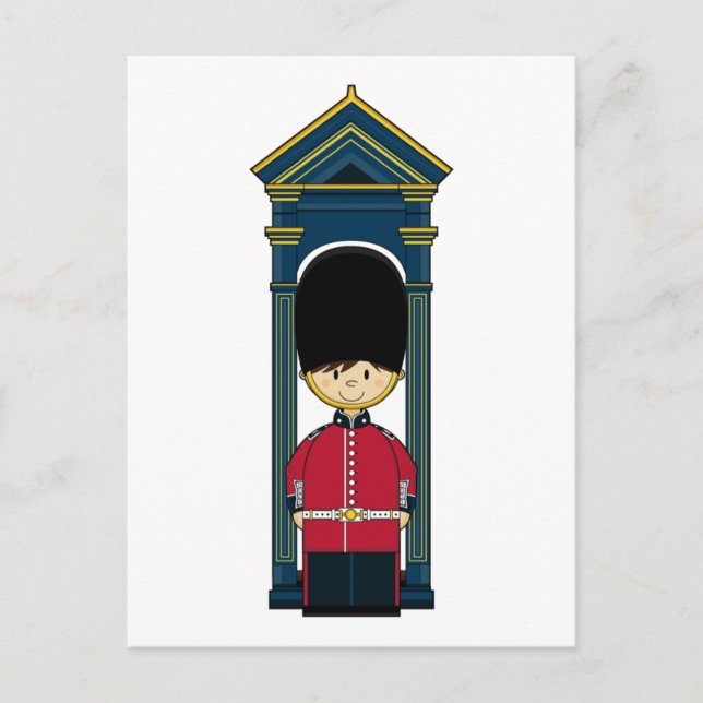 British Royal Guard Postcard (Front)