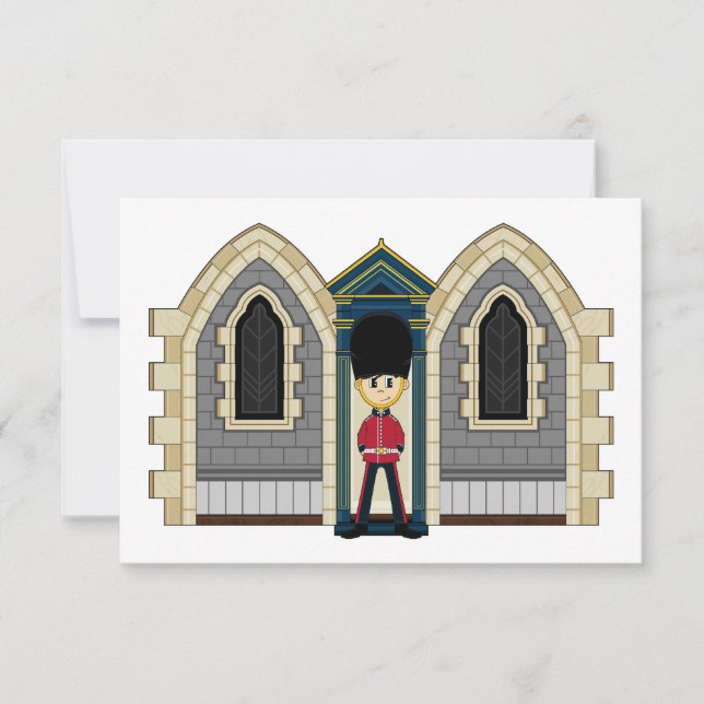 British Royal Guard RSVP Card (Front)