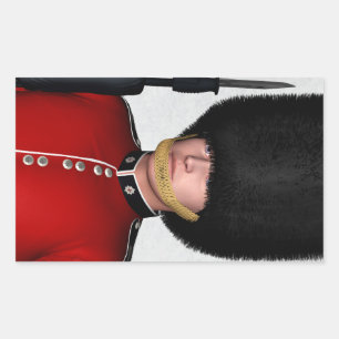 British Royal Guard Soldier London Art Sticker