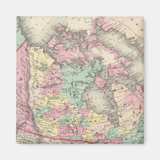 British, Russian & Danish Possessions Magnet (Front)