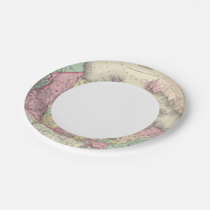 British, Russian & Danish Possessions Paper Plate