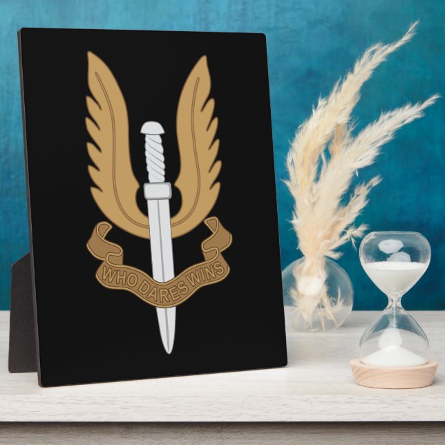 British SAS Plaque (Side)