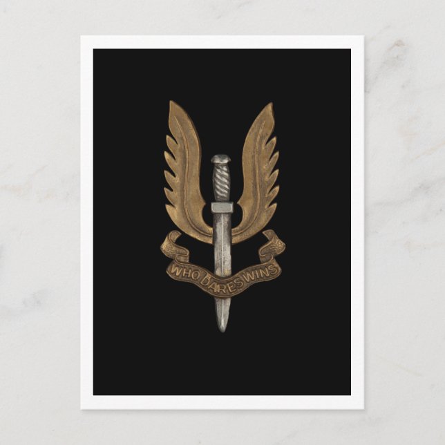 British SAS Postcard (Front)