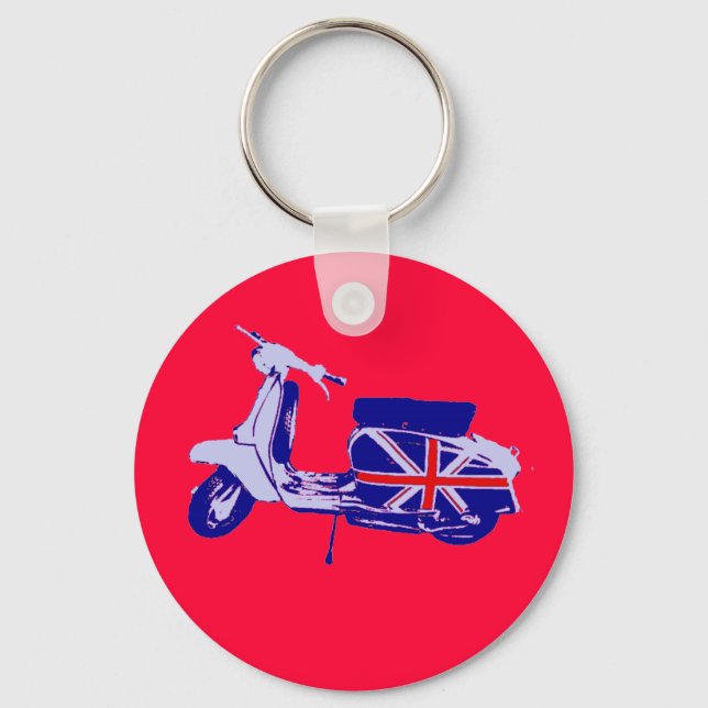 British scooter keychain (Front)