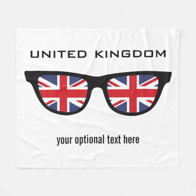 British Shades, texte personnalisé et couvertures  (Devant (Horizontal))