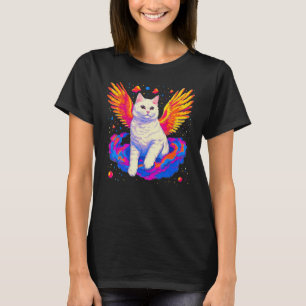 British Shorthair Cat Angel Wings T-Shirt