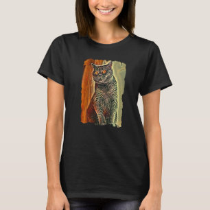 British Shorthair Cat Cute Cats Mom And Cat Dad T-Shirt