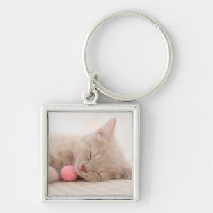 British Shorthair Cat Keychain