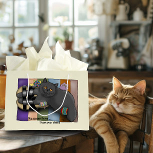 British Shorthair Cat Sandals Beach Ready Funny Large Gift Bag