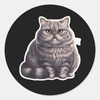 British Shorthair Classic Round Sticker